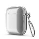 Transparent Soft TPU Shockproof Earphone Storage Case with keychain for Apple Airpods 1 / Apple AirPods 2
