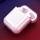 Transparent Soft TPU Shockproof Earphone Storage Case with keychain for Apple Airpods 1 / Apple AirPods 2