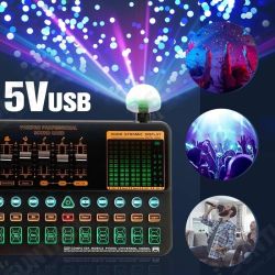 V10X Pro Professional Sound Card Condenser Game bluetooth Audio Live Broadcast MIC USB OTG Recording V10X Pro Professional Sound Card Condenser Game bluetooth Audio Live Broadcast MIC USB OTG Recording