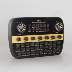 V8-II Sound Card Live blutooth Sound Card Portable Audio Capacitor Singing Shouting Microphone Live Sound Card For Phone Computer Game V8-II Sound Card Live blutooth Sound Card Portable Audio Capacitor Singing Shouting Microphone Live Sound Card For Phone Computer Game