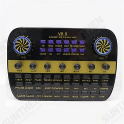 V8-II Sound Card Live blutooth Sound Card Portable Audio Capacitor Singing Shouting Microphone Live Sound Card For Phone Computer Game V8-II Sound Card Live blutooth Sound Card Portable Audio Capacitor Singing Shouting Microphone Live Sound Card For Phone Computer Game