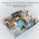 ZF-360 3 in 1 bluetooth V5.0 Adapter bluetooth EDR Audio Wireless Music Transmitter Receiver for Car PC TV Stereo Stable Sound ZF-360 3 in 1 bluetooth V5.0 Adapter bluetooth EDR Audio Wireless Music Transmitter Receiver for Car PC TV Stereo Stable Sound