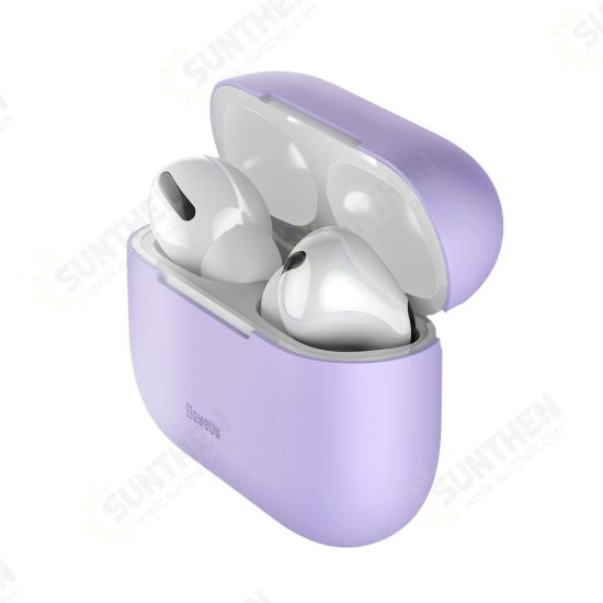 0.8mm Ultra-thin Silicone Shockproof Earphone Storage Case for Apple Airpods 3 Airpods Pro