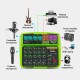 4 Channel Protable Digital Audio Mixer Console with Sound Card bluetooth USB 48V Phantom Power for DJ PC Recording