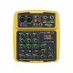 4 Channel Protable Digital Audio Mixer Console with Sound Card bluetooth USB 48V Phantom Power for DJ PC Recording 4 Channel Protable Digital Audio Mixer Console with Sound Card bluetooth USB 48V Phantom Power for DJ PC Recording