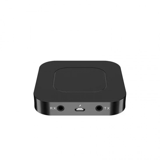 Grwibeou BT-13 2 In 1 Bluetooth 5.0 Transmitter Receiver 3.5mm Audio Adapter Compatible With PC Laptop Smartphone MP3 Player