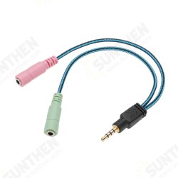 3.5mm 2 in 1 Y Earphone Splitter Adapter Audio Aux Cable 3.5mm 2 in 1 Y Earphone Splitter Adapter Audio Aux Cable