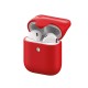 Liquid Silicone Shockproof Waterproof Earphone Storage Case with KeyChain for Apple Airpods 1 / 2