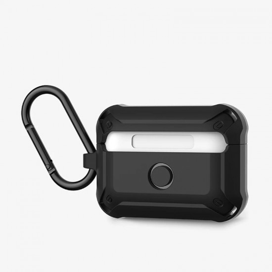 Protective TPU PC Case Cover for AirPods 1/2 Earphone With Keychain