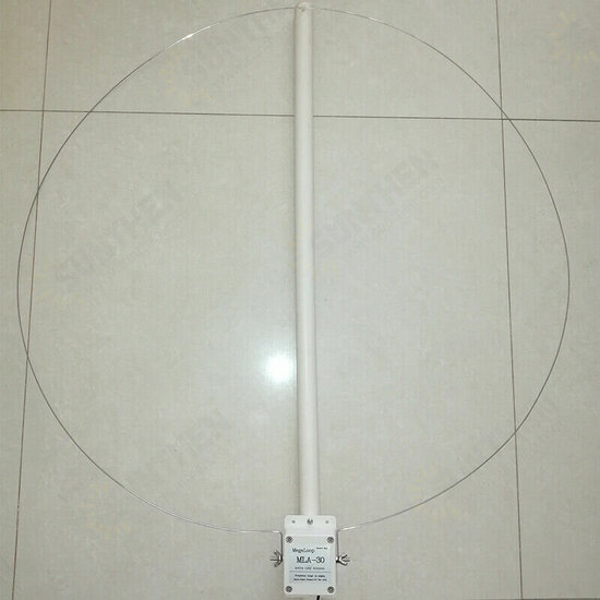 MLA-30 100kHz-30MHz Loop Antenna Active Receiving Antenna Low Noise Antenna for HA SDR Short Wave Radio