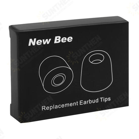 3 Pairs of Rebound Memory Foam Tips 3 Pairs of Silicone Earbuds for Earphone Headphone