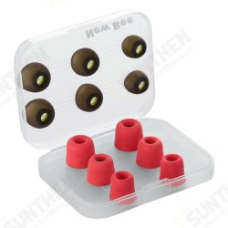 3 Pairs of Rebound Memory Foam Tips 3 Pairs of Silicone Earbuds for Earphone Headphone 3 Pairs of Rebound Memory Foam Tips 3 Pairs of Silicone Earbuds for Earphone Headphone