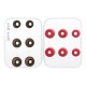 3 Pairs of Rebound Memory Foam Tips 3 Pairs of Silicone Earbuds for Earphone Headphone