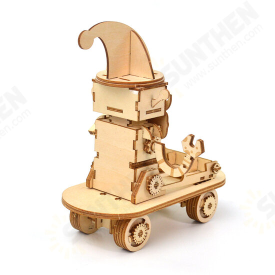 Newest DIY 3D Wooden Puzzle Assembly Toy Gift for Children Adult Phone Holder Phone Stand