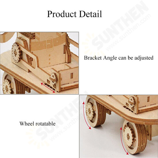 Newest DIY 3D Wooden Puzzle Assembly Toy Gift for Children Adult Phone Holder Phone Stand