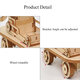 Newest DIY 3D Wooden Puzzle Assembly Toy Gift for Children Adult Phone Holder Phone Stand