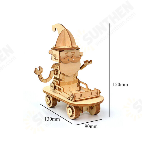 Newest DIY 3D Wooden Puzzle Assembly Toy Gift for Children Adult Phone Holder Phone Stand