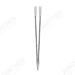 3.5mm Headphone Earphone Audio Cable 1 Male to 2 Female Mic Y Splitter AUX Cable Headset Audio Adapter 3.5mm Headphone Earphone Audio Cable 1 Male to 2 Female Mic Y Splitter AUX Cable Headset Audio Adapter