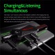 GS1 3 in 1 Sound Card Type-C to 3.5mm Adapter 27W Fast Charging Hi-Res Audio Gaming Mobile Phones Sound Card Charging Adapter
