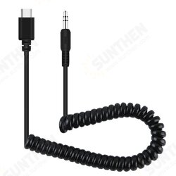 PU513 3.5mm TRRS Male to Type-C USB-C Live Microphone Audio Adapter Spring Coiled Cable for OSMO Pocket Smartphones PU513 3.5mm TRRS Male to Type-C USB-C Live Microphone Audio Adapter Spring Coiled Cable for OSMO Pocket Smartphones
