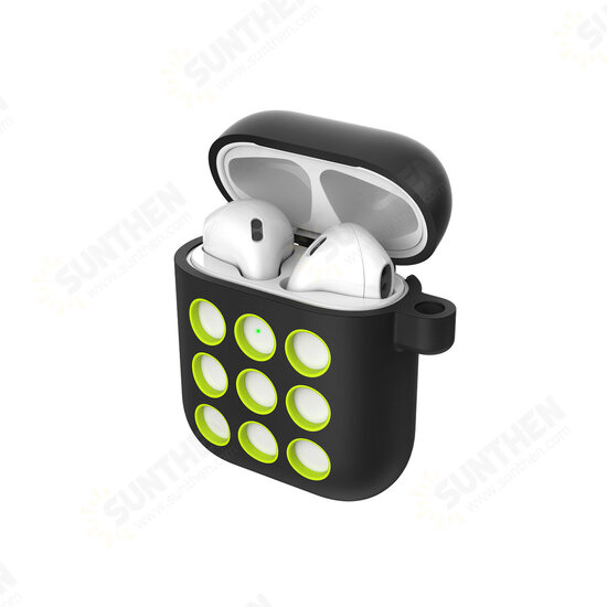 Portable Liquid Silicone Storage Case Headphones Cover For Apple AirPods 1/2 bluetooth Earphone Portable Liquid Silicone Storage Case Headphones Cover For Apple AirPods 1/2 bluetooth Earphone