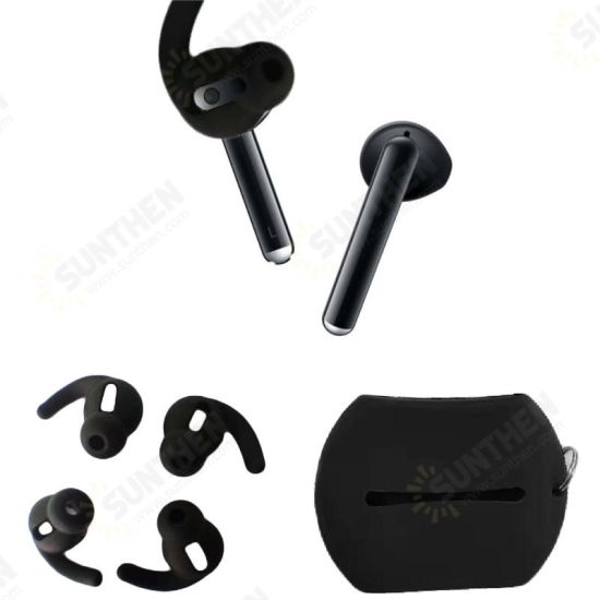 Portable ?Soft Silicone Storage Case Ear Plugs Cover for Huawei Freebuds3 bluetooth Earphone Accessories