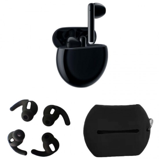 Portable ?Soft Silicone Storage Case Ear Plugs Cover for Huawei Freebuds3 bluetooth Earphone Accessories