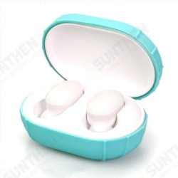 Portable Solid Color Silicone Case Earphone Protection Cover Storage Box for Airdots Portable Solid Color Silicone Case Earphone Protection Cover Storage Box for Airdots