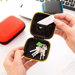 Portable Universal Durable Mini Zipper PU Leather Earphone Storage Case Bag USB Cable MP3 Memory Card Battery Digital Gadgets Organizer Portable Universal Durable Mini Zipper PU Leather Earphone Storage Case Bag USB Cable MP3 Memory Card Battery Digital Gadgets Organizer