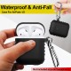 Pure Design Soft Silicone Shockproof Earphone Storage Case Cover with Keychain for Apple Airpods 1 / Airpods 2