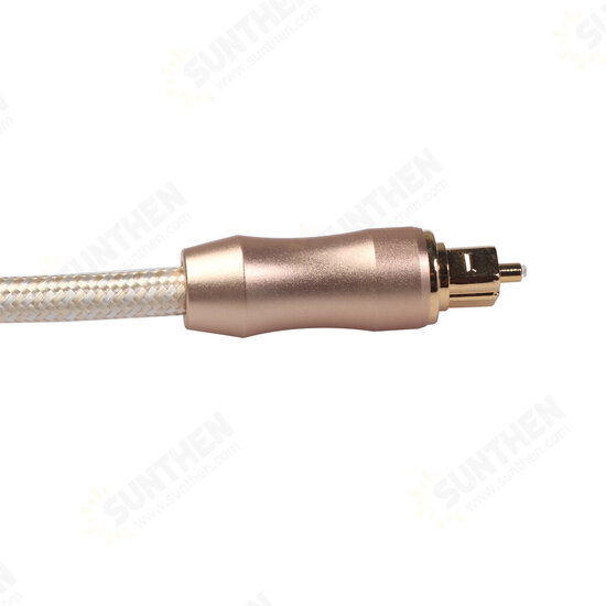 QHG02 Metal Fiber Optic Audio Cable 1M/2M/3M/5M for TV Box for PS4 Speaker Wire Soundbar Amplifier Subwoofer QHG02 Metal Fiber Optic Audio Cable 1M/2M/3M/5M for TV Box for PS4 Speaker Wire Soundbar Amplifier Subwoofer