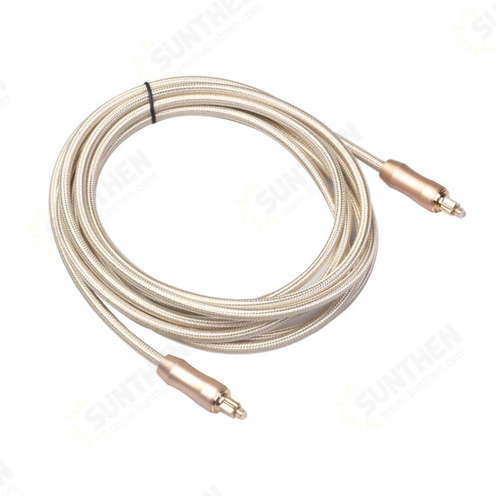 QHG02 Metal Fiber Optic Audio Cable 1M/2M/3M/5M for TV Box for PS4 Speaker Wire Soundbar Amplifier Subwoofer QHG02 Metal Fiber Optic Audio Cable 1M/2M/3M/5M for TV Box for PS4 Speaker Wire Soundbar Amplifier Subwoofer