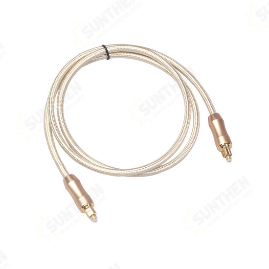 QHG02 Metal Fiber Optic Audio Cable 1M/2M/3M/5M for TV Box for PS4 Speaker Wire Soundbar Amplifier Subwoofer QHG02 Metal Fiber Optic Audio Cable 1M/2M/3M/5M for TV Box for PS4 Speaker Wire Soundbar Amplifier Subwoofer