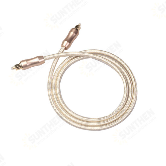 QHG02 Metal Fiber Optic Audio Cable 1M/2M/3M/5M for TV Box for PS4 Speaker Wire Soundbar Amplifier Subwoofer QHG02 Metal Fiber Optic Audio Cable 1M/2M/3M/5M for TV Box for PS4 Speaker Wire Soundbar Amplifier Subwoofer