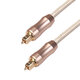 QHG02 Metal Fiber Optic Audio Cable 1M/2M/3M/5M for TV Box for PS4 Speaker Wire Soundbar Amplifier Subwoofer QHG02 Metal Fiber Optic Audio Cable 1M/2M/3M/5M for TV Box for PS4 Speaker Wire Soundbar Amplifier Subwoofer