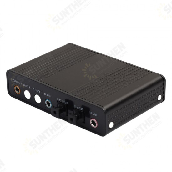 Sound Card USB External S/PDIF Optical Sound Card Stereo 5.1 Channel Audio Line In Audio Adapter for Netbook Laptop PC Sound Card USB External S/PDIF Optical Sound Card Stereo 5.1 Channel Audio Line In Audio Adapter for Netbook Laptop PC