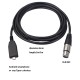 TY18 TYPE-C To XlR Mic Audio Cable 6mm Male To Female Microphone Recording Line 2/3M for Mobile Phones Tablets Laptops