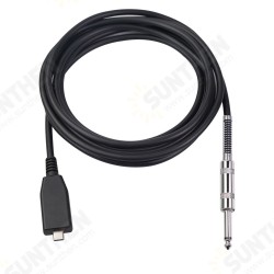 TY48S Guitar Recording Cable Type-C to 6.35mm Noise Reduction HIFI 2/3m Guitar Audio Cable for Mobile Phones Tablets Laptops with Type-C TY48S Guitar Recording Cable Type-C to 6.35mm Noise Reduction HIFI 2/3m Guitar Audio Cable for Mobile Phones Tablets Laptops with Type-C