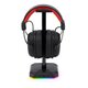 HA300 Headphones Holder RGB Luminous 4X USB 2.0 Ports Gaming Headset Stand Bracket with Non-Slip Solid Rubber Base