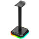 HA300 Headphones Holder RGB Luminous 4X USB 2.0 Ports Gaming Headset Stand Bracket with Non-Slip Solid Rubber Base