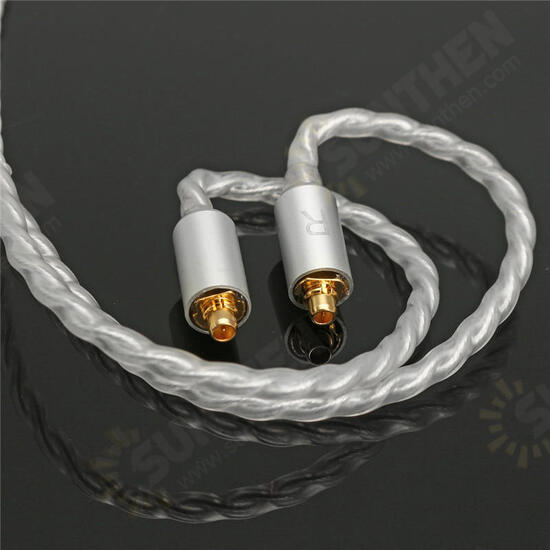 Replacement Earphone Cable Silver Plate 3.5mm Cable for Earphone SE846 SE535 SE425 SE315 SE215 UE900