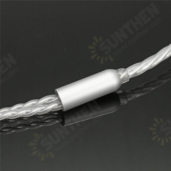 Replacement Earphone Cable Silver Plate 3.5mm Cable for Earphone SE846 SE535 SE425 SE315 SE215 UE900