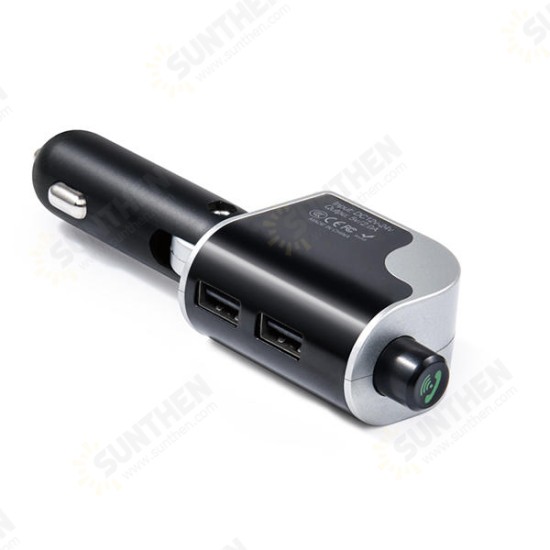 S6 Car Charger FM AUX TF Card Noise Cancelling Hands Call MP3 Player bluetooth Transmitter