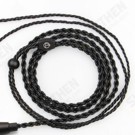 6-core Oxygen-Free Copper Braided Earphone Cable Hifi Upgrade Cable for Earphone Headphones