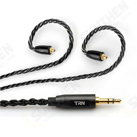 6-core Oxygen-Free Copper Braided Earphone Cable Hifi Upgrade Cable for Earphone Headphones