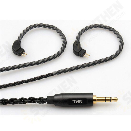 6-core Oxygen-Free Copper Braided Earphone Cable Hifi Upgrade Cable for Earphone Headphones