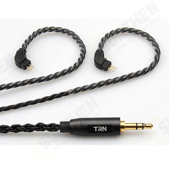 6-core Oxygen-Free Copper Braided Earphone Cable Hifi Upgrade Cable for Earphone Headphones