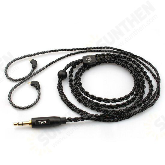 6-core Oxygen-Free Copper Braided Earphone Cable Hifi Upgrade Cable for Earphone Headphones