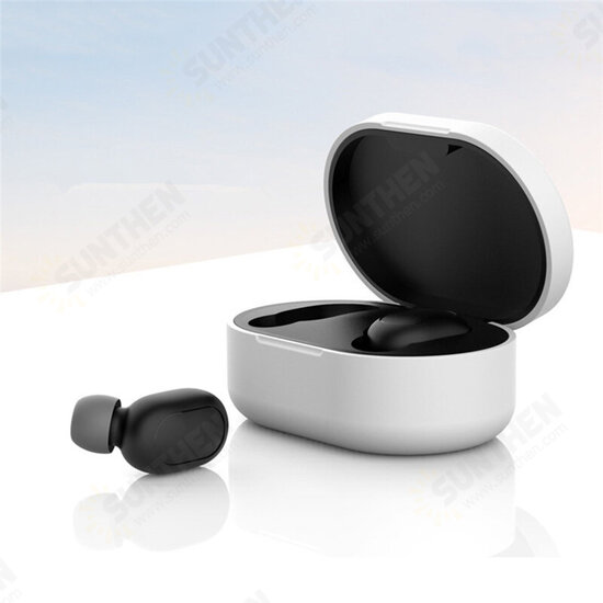 TWS Earphones Storage Box Silicone Shockproof Protective Case Cover for Xiaomi Redmi S Earphone