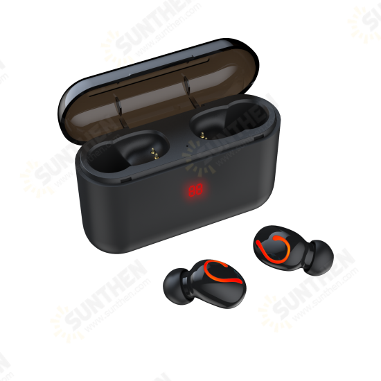 TWS Wireless bluetooth 5.0 Earbuds Earphone Sport Waterproof Stereo Headphone with 2600mAh Charging Box